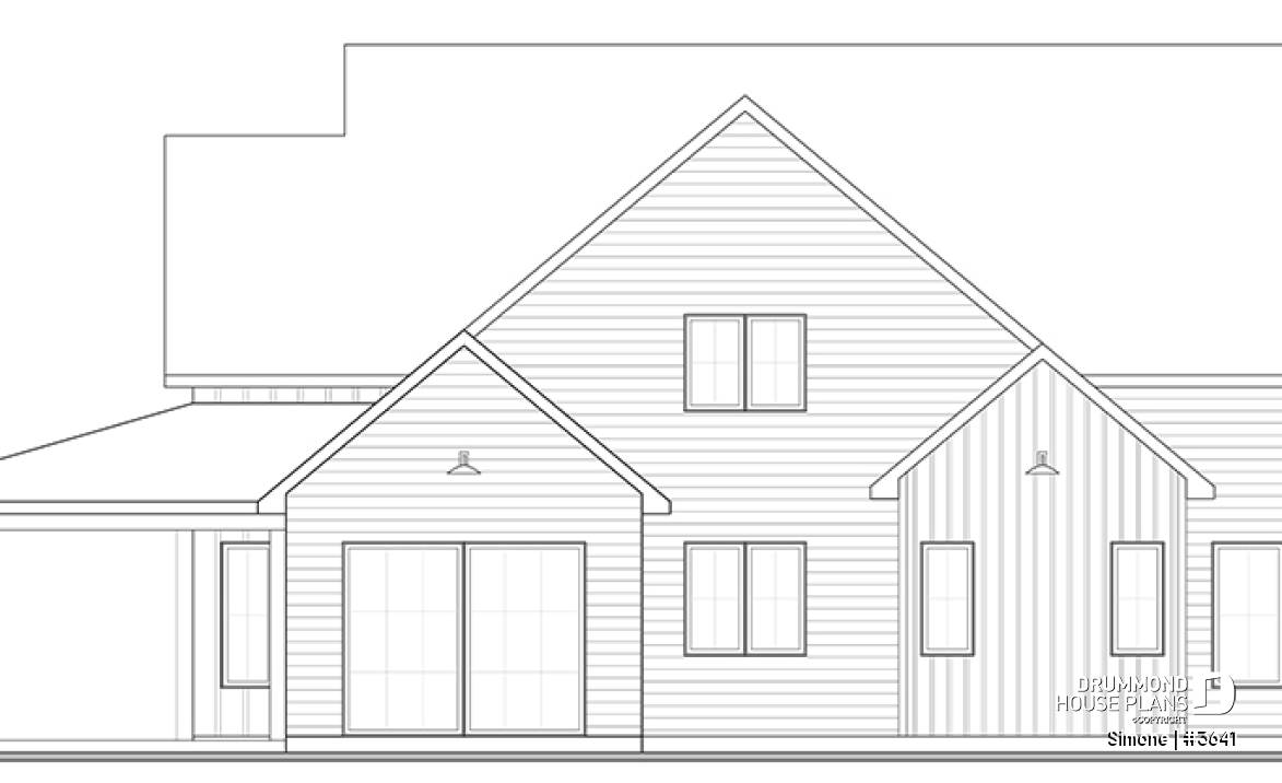 rear elevation - Simone