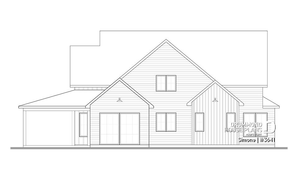 rear elevation - Simone