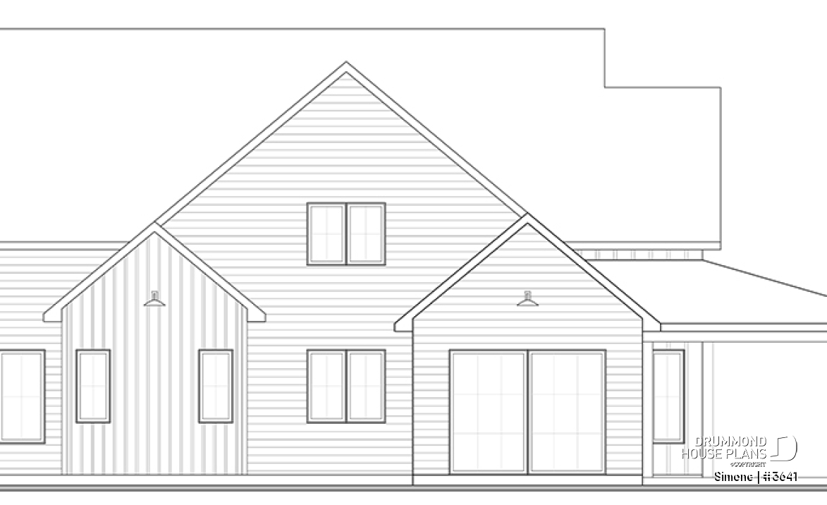 rear elevation - Simone