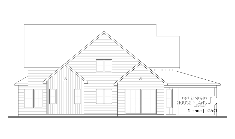 rear elevation - Simone