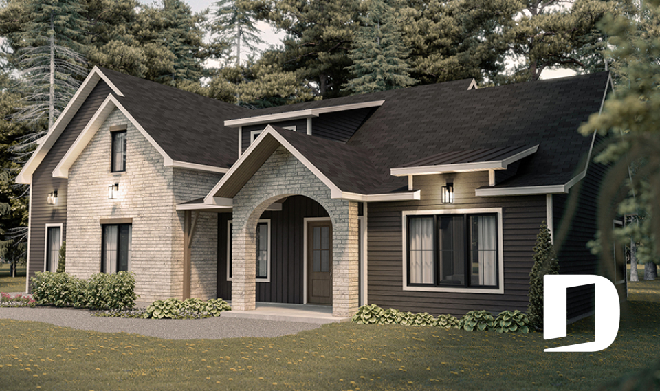 front - BASE MODEL -  - Gable House