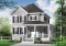 front - BASE MODEL - 2 storey colonial home with 3 bedrooms, home office, wraparound porch, economical house costs  - Willow Lane 2