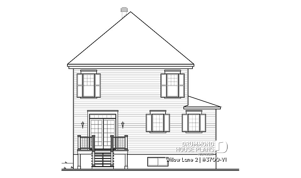 rear elevation - Willow Lane 2