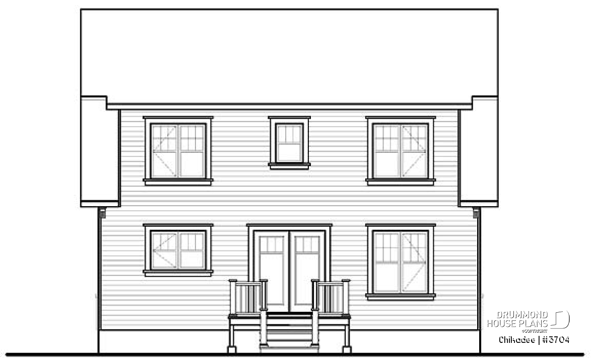rear elevation - Chikadee