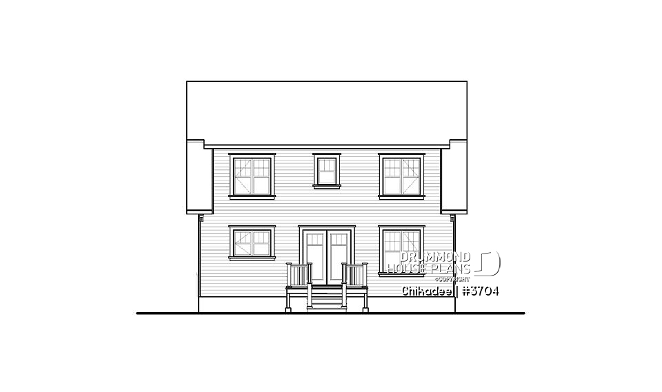 rear elevation - Chikadee