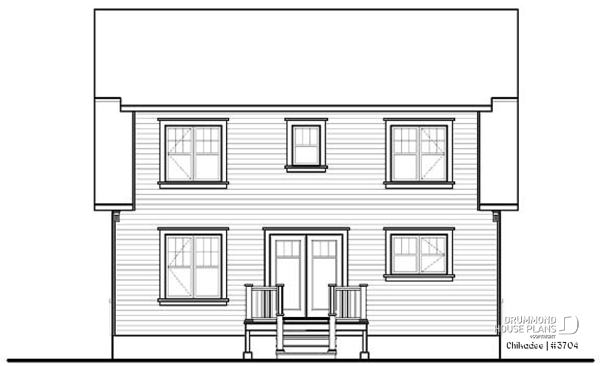 rear elevation - Chikadee