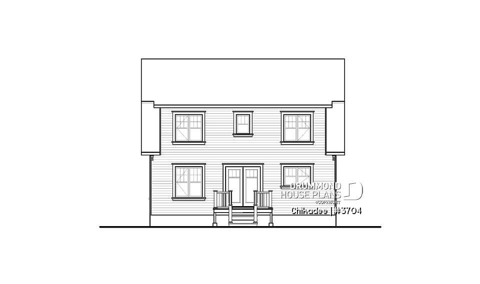 rear elevation - Chikadee