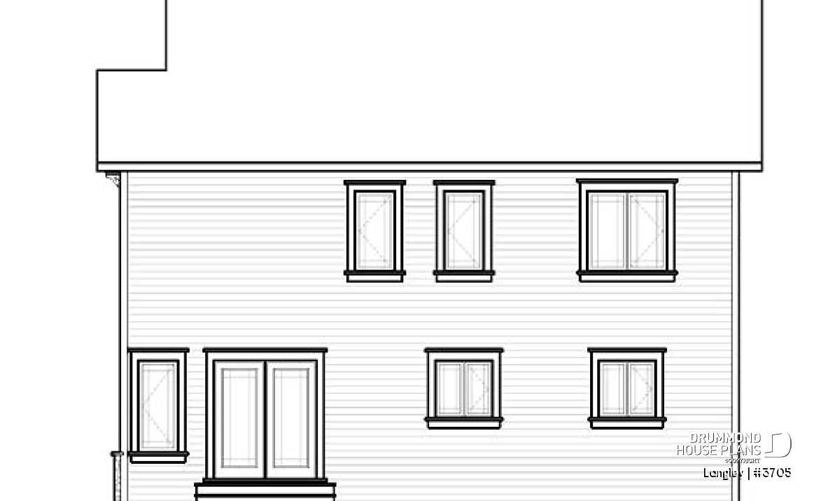 rear elevation - Langley