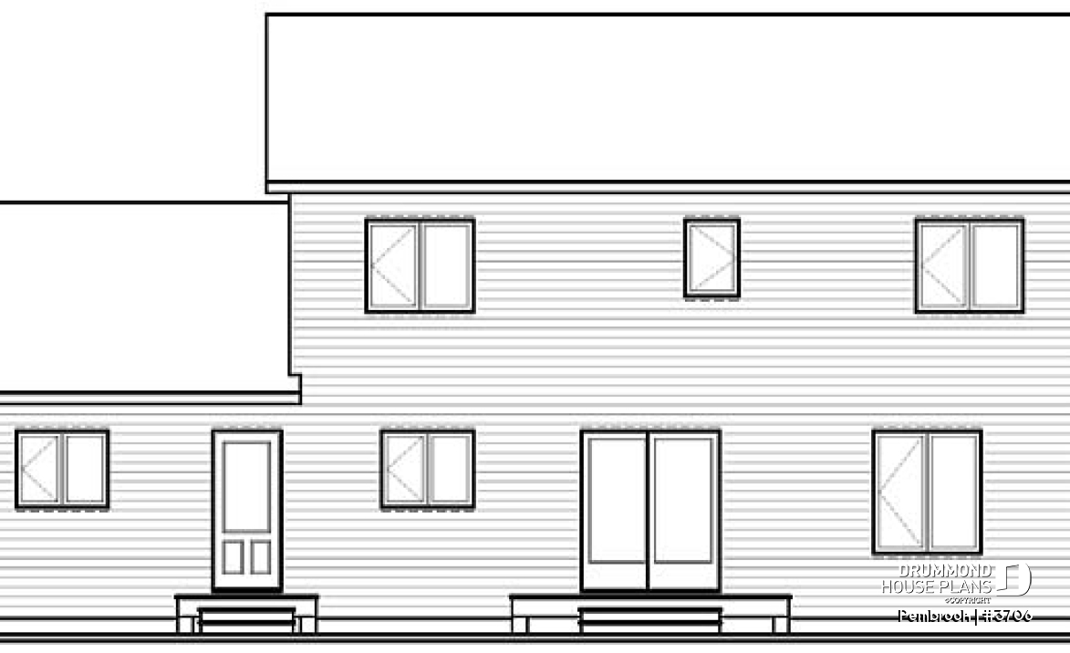 rear elevation - Pembrook