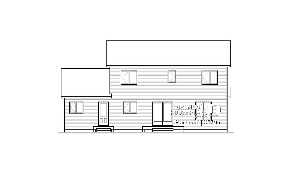 rear elevation - Pembrook
