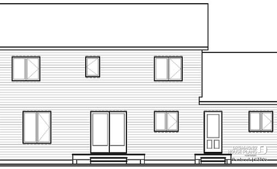 rear elevation - Pembrook