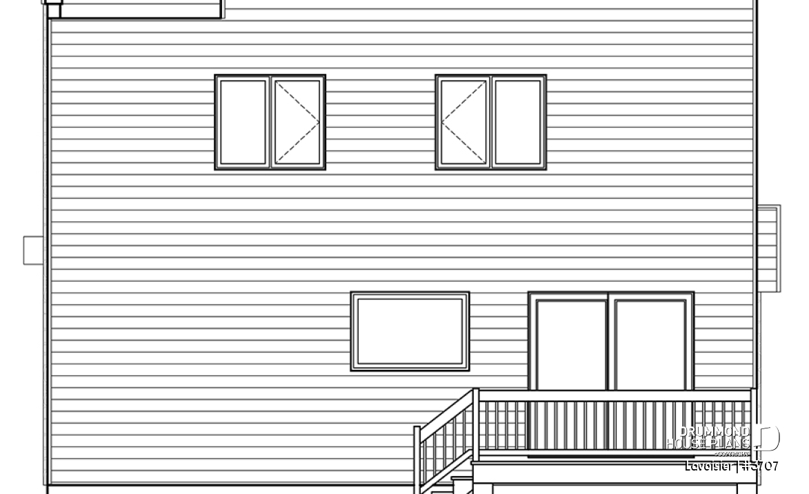 rear elevation - Lavoisier