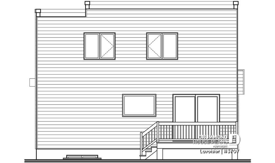 rear elevation - Lavoisier