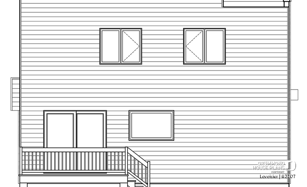 rear elevation - Lavoisier