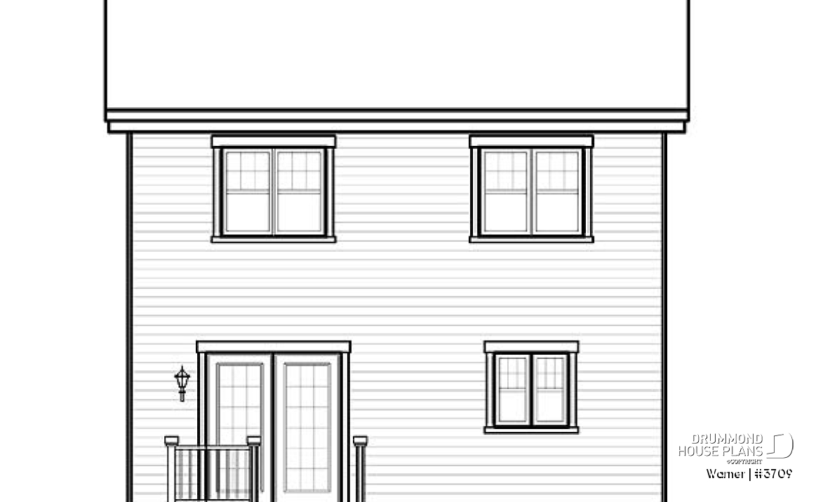 rear elevation - Warner
