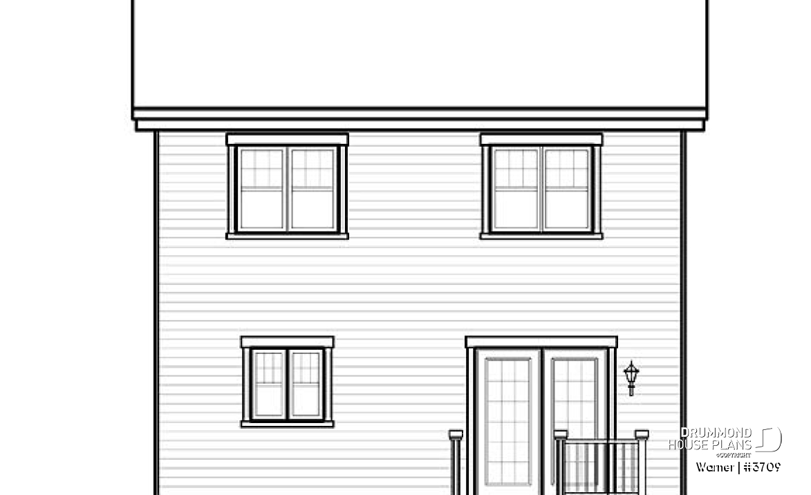 rear elevation - Warner