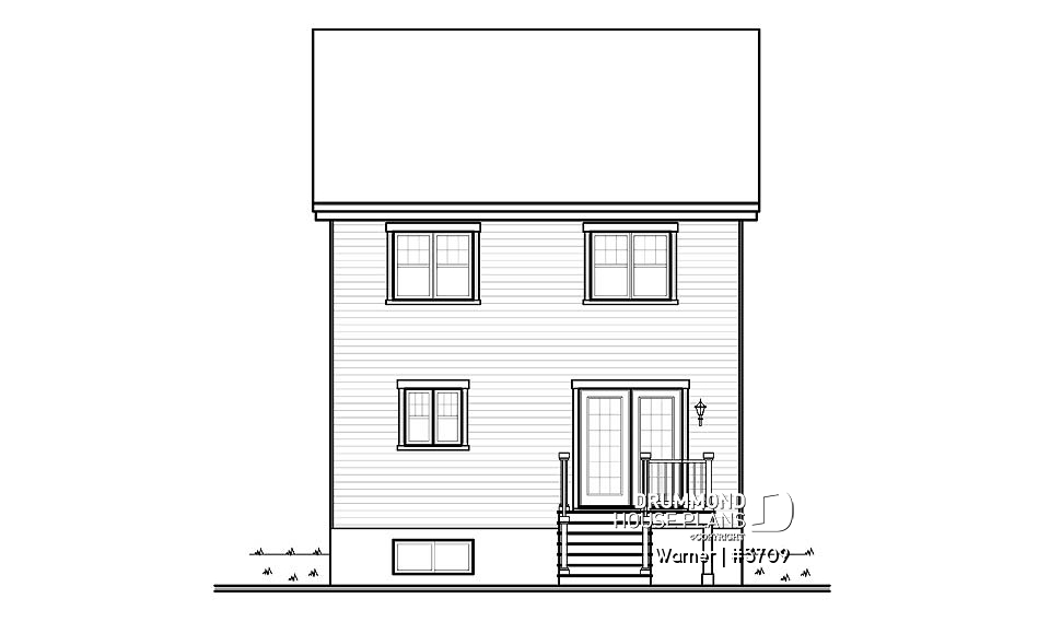 rear elevation - Warner