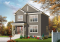front - BASE MODEL - Very affordable American classic 2 storey home plan, 3 bedrooms, ideal for narrow building site - Warner 2