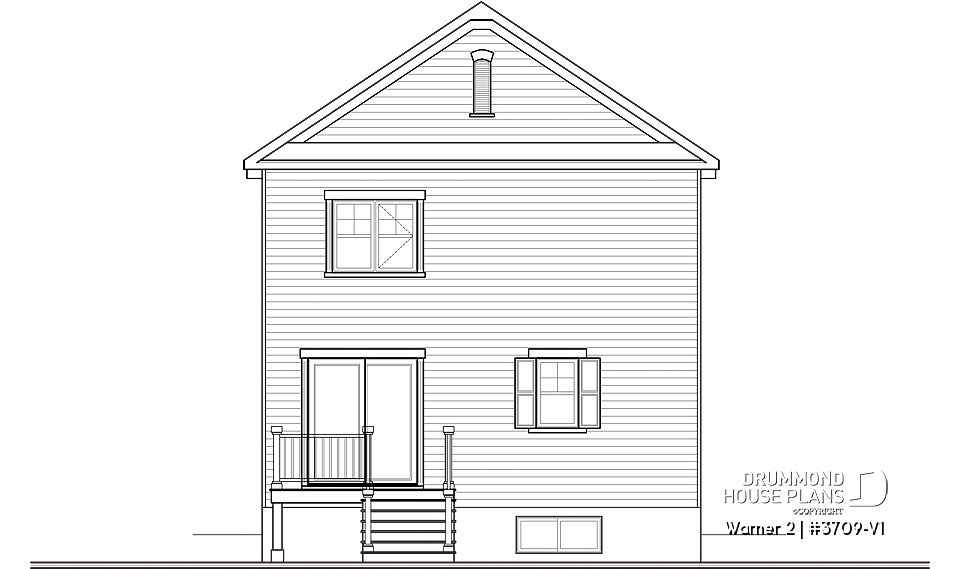 rear elevation - Warner 2