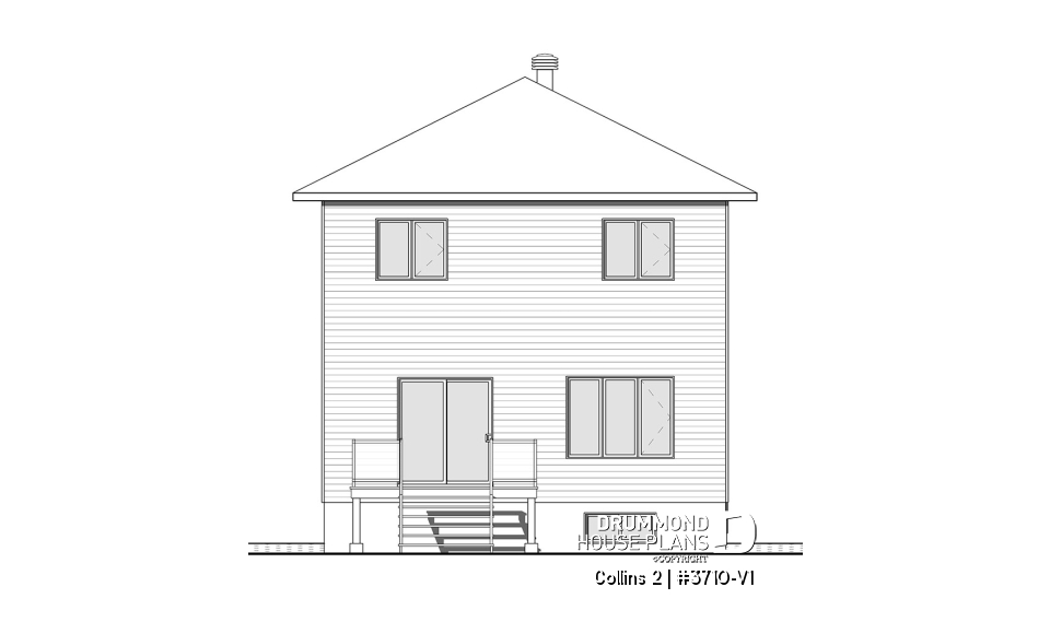 rear elevation - Collins 2