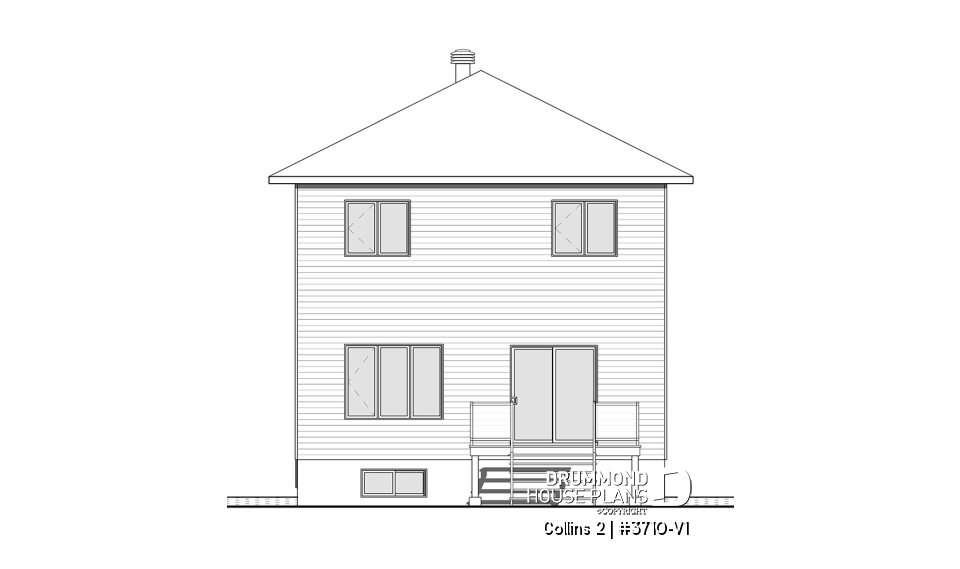 rear elevation - Collins 2