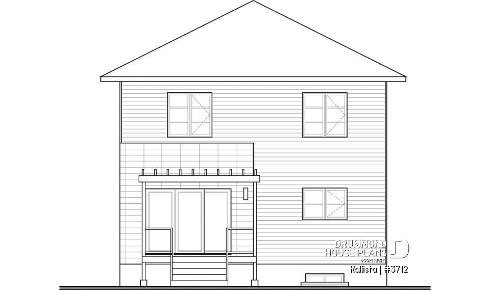 rear elevation - Kallista