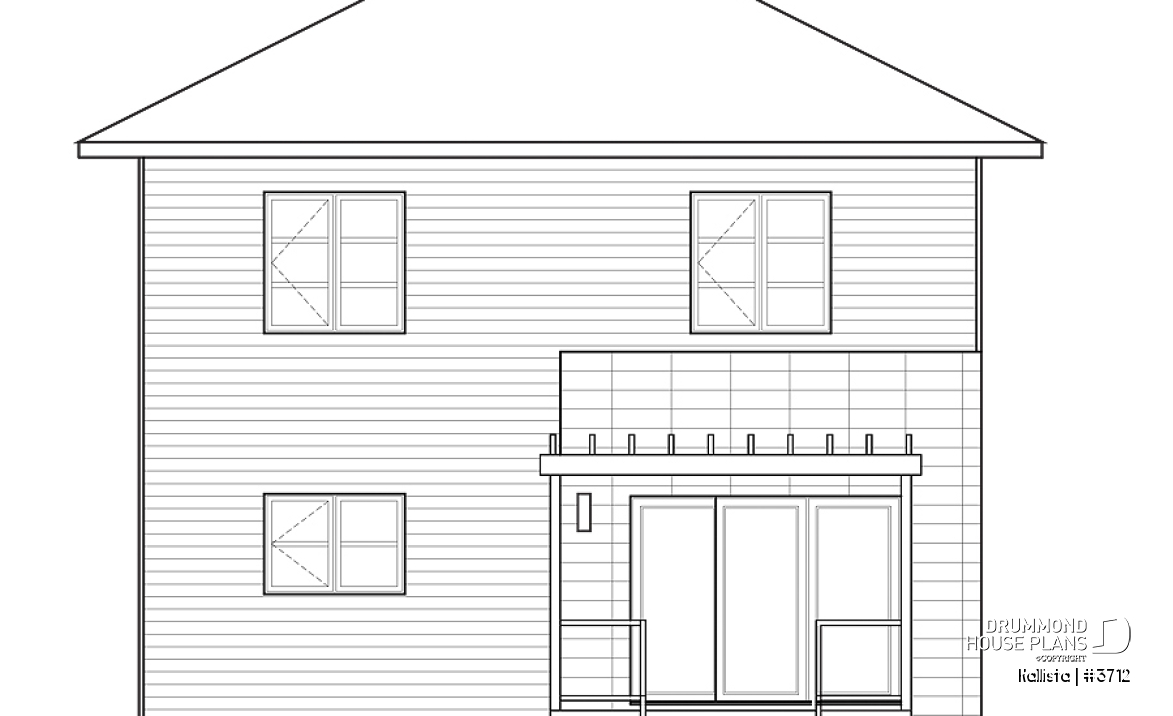 rear elevation - Kallista