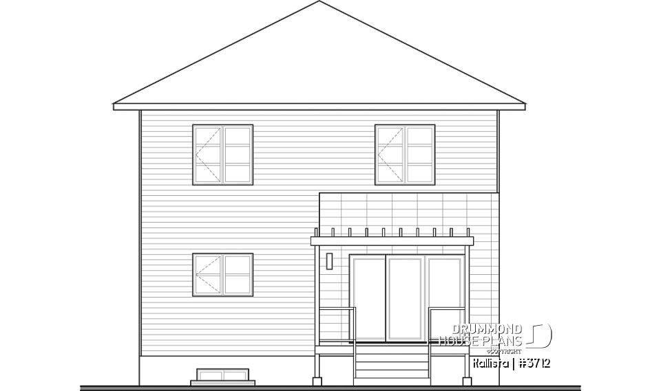 rear elevation - Kallista