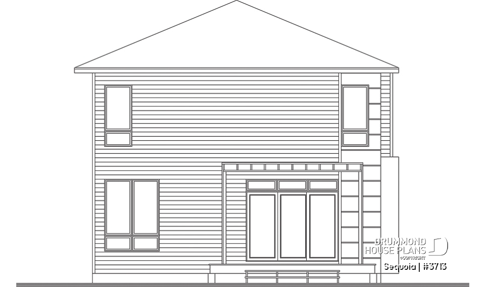 rear elevation - Sequoia