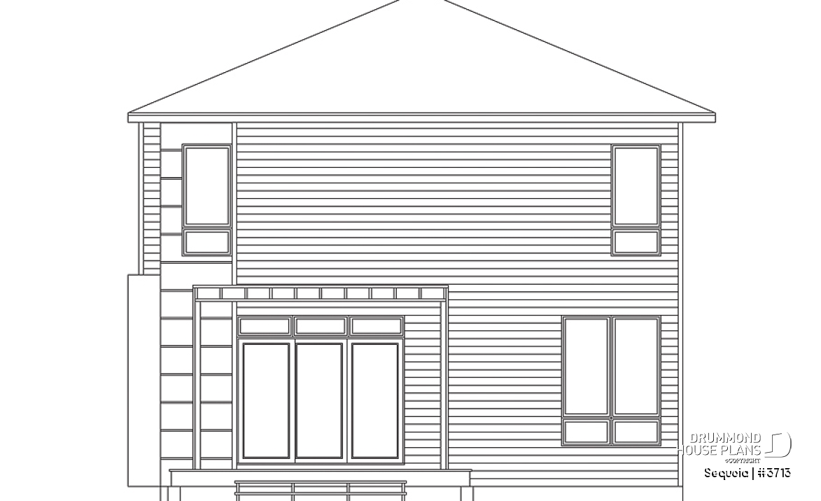 rear elevation - Sequoia