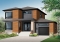 front - BASE MODEL - Affordable Modern home plan, garage, 3 beds, 1.5 baths, family & living rooms, 9' ceiling on main, fireplace - Sequoia 2