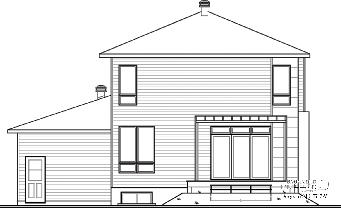 rear elevation - Sequoia 2