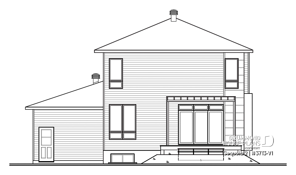 rear elevation - Sequoia 2