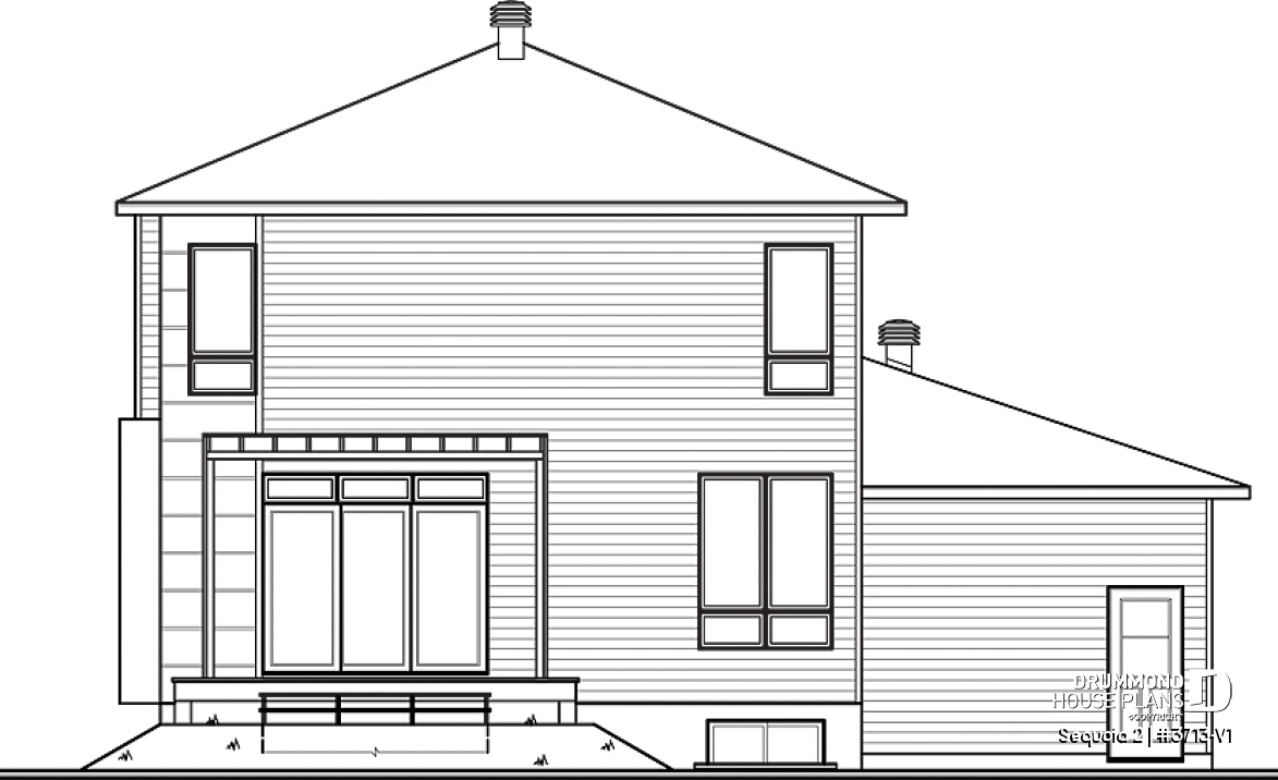 rear elevation - Sequoia 2