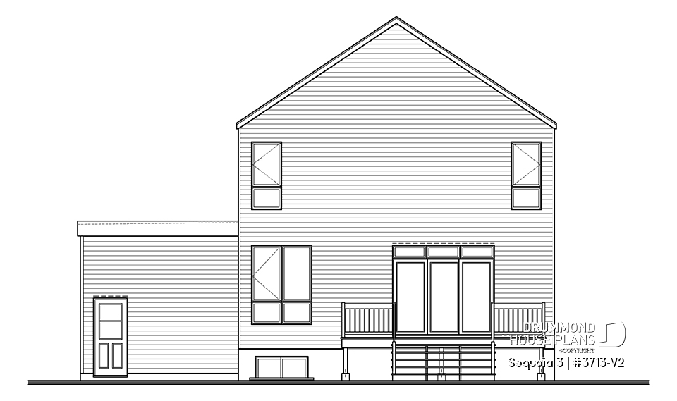 rear elevation - Sequoia 3
