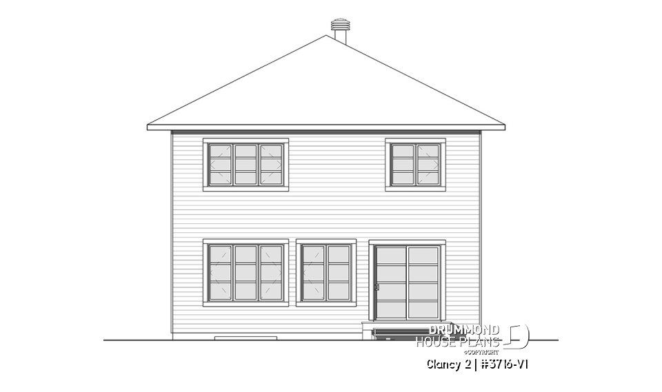 rear elevation - Clancy 2