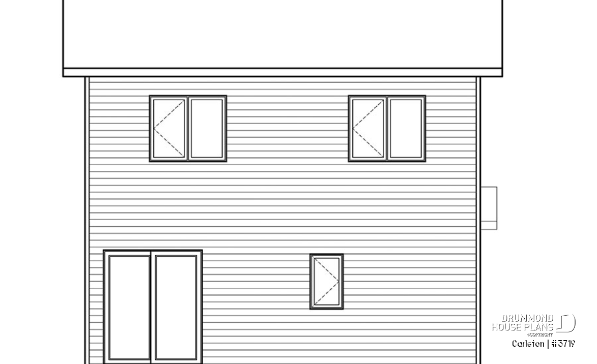 rear elevation - Carleton