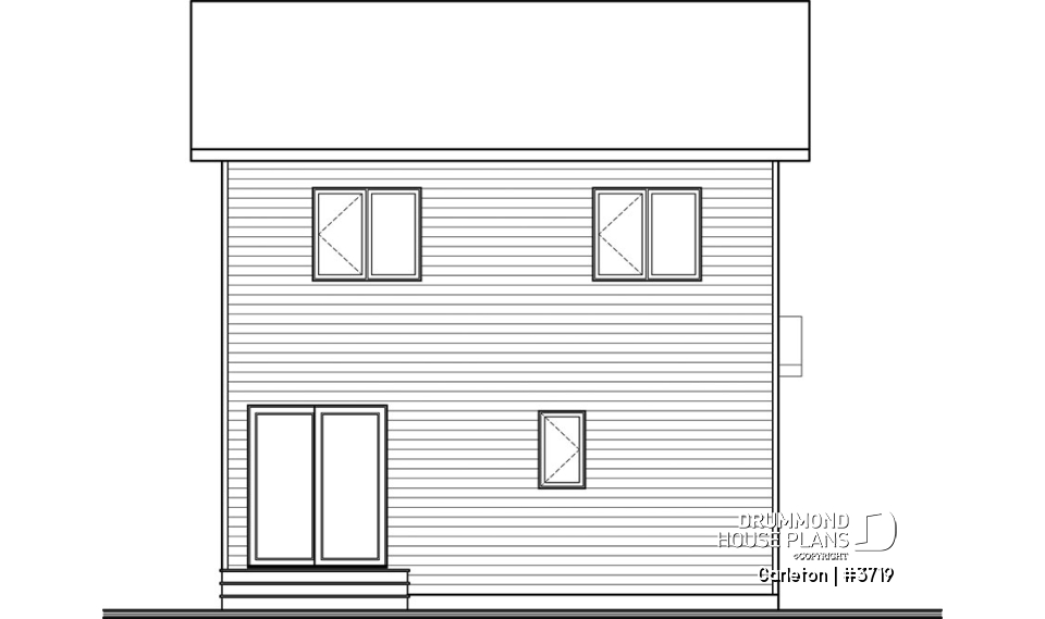rear elevation - Carleton