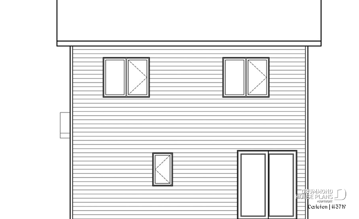 rear elevation - Carleton
