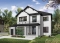 Color version 3 - Front - Two-story Modern family home with 4 bedrooms, 3 bathrooms, open living spaces, integrated garage - Lewiston
