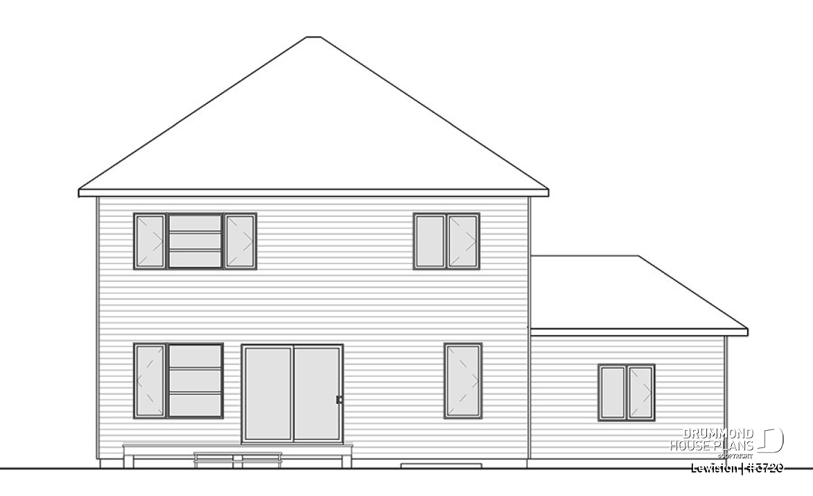 rear elevation - Lewiston
