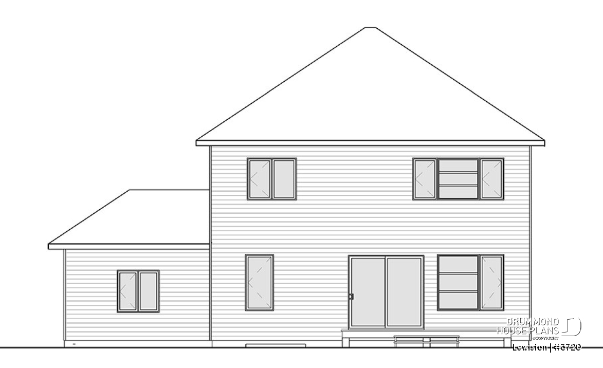 rear elevation - Lewiston