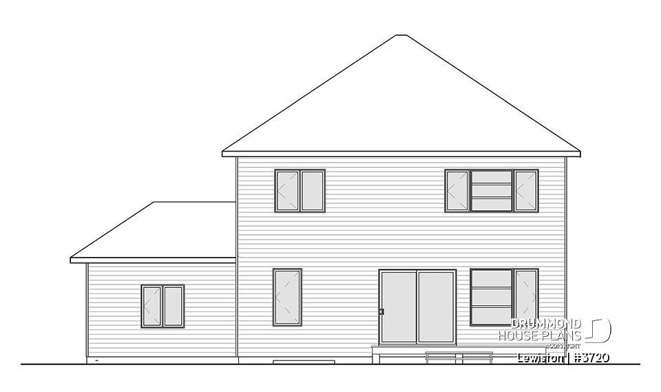 rear elevation - Lewiston