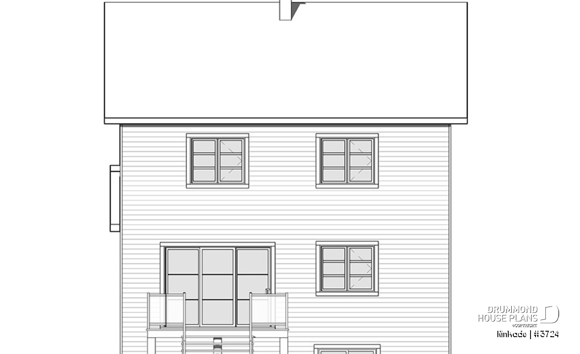 rear elevation - Kinkade