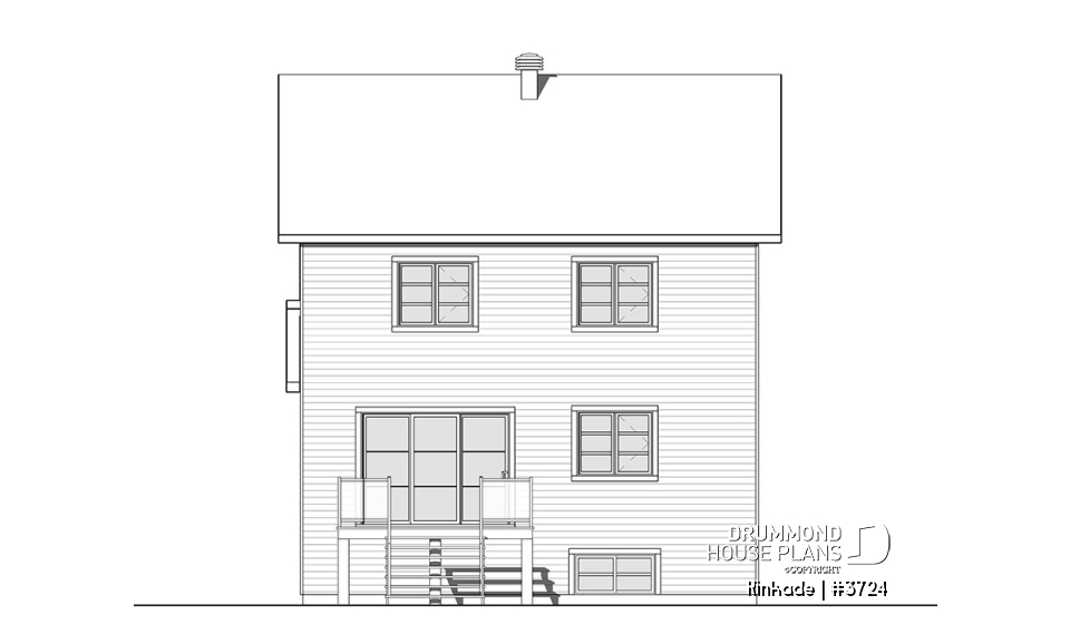 rear elevation - Kinkade