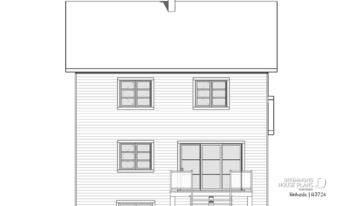 rear elevation - Kinkade