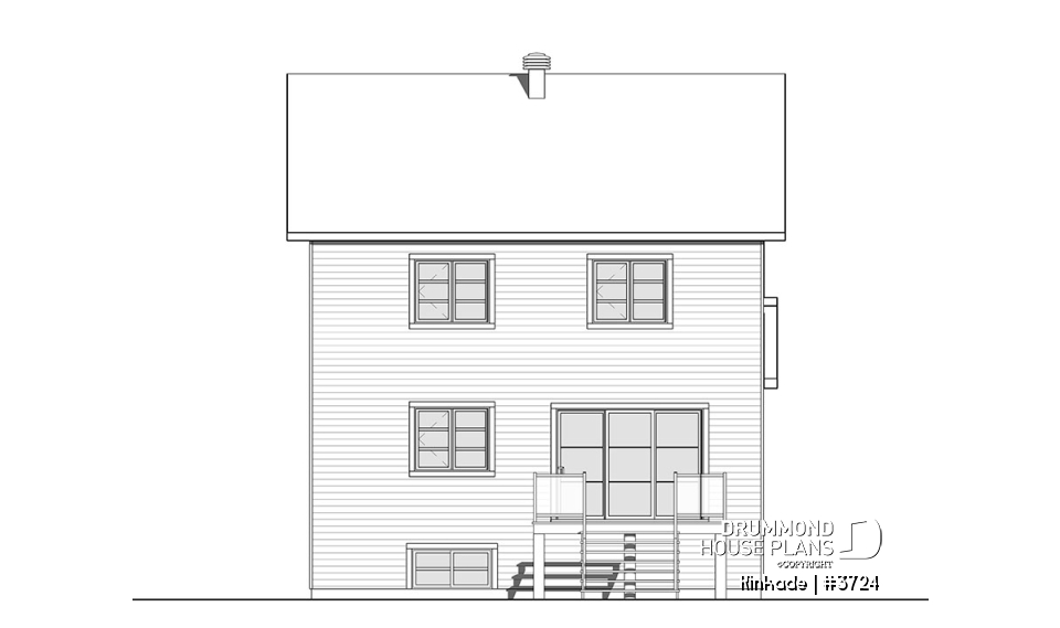 rear elevation - Kinkade