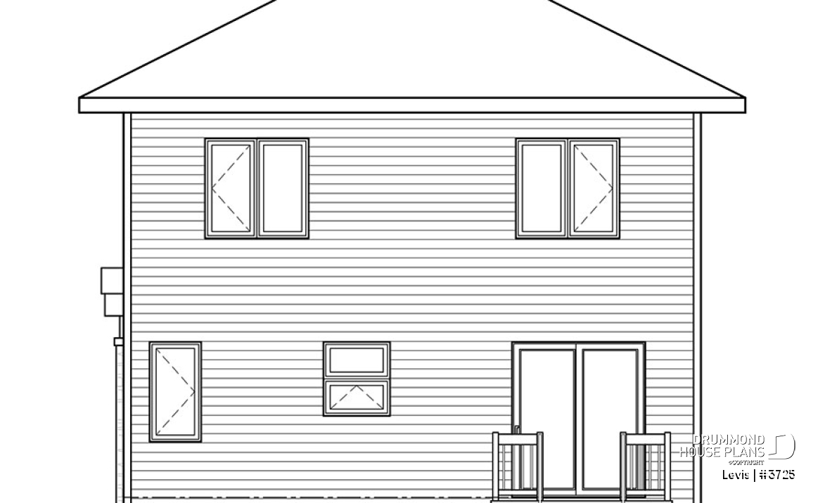 rear elevation - Levis