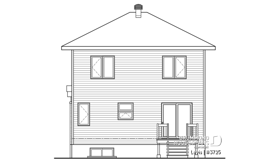 rear elevation - Levis