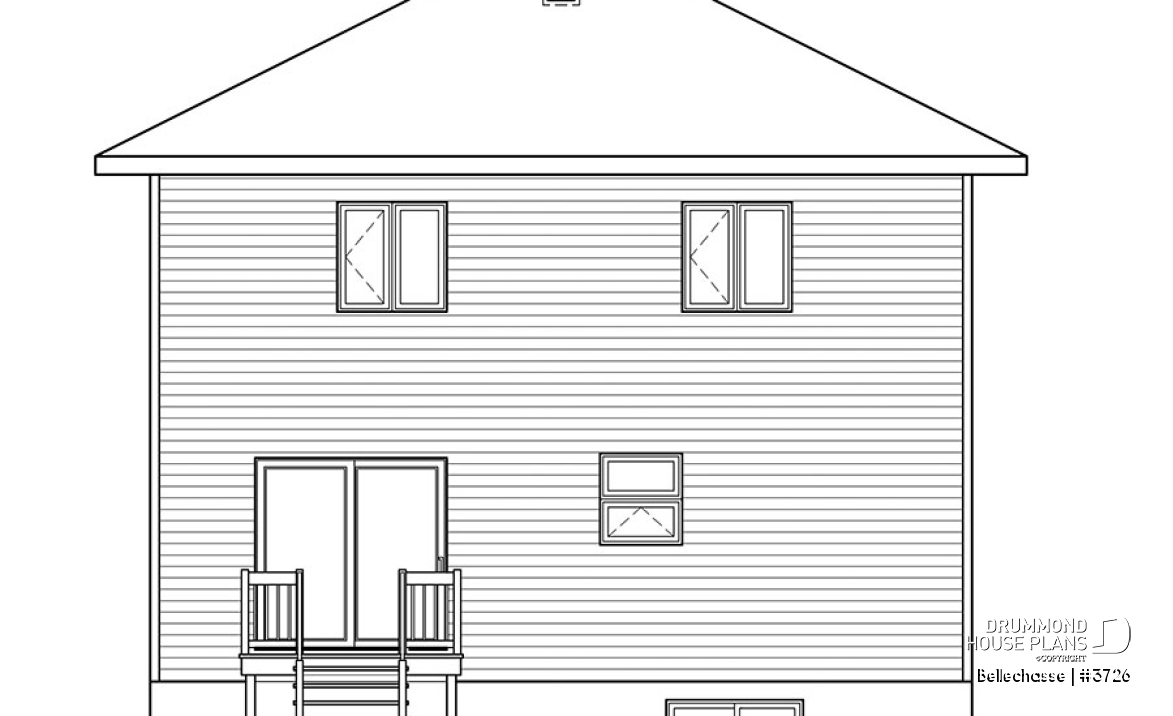 rear elevation - Bellechasse